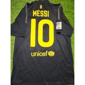Messi Barcelona 2011 2012 Away Soccer Jersey Shirt M SKU# 419880-010